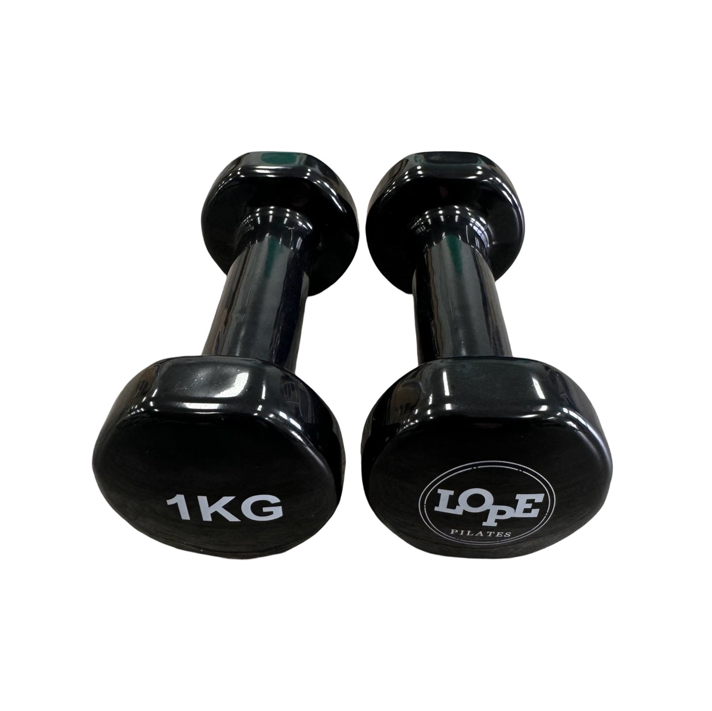 1kg Hand Held Weights Black - One pair