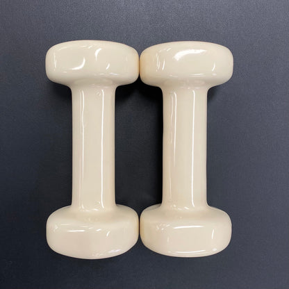 1kg Hand Held Weights Cream - One pair