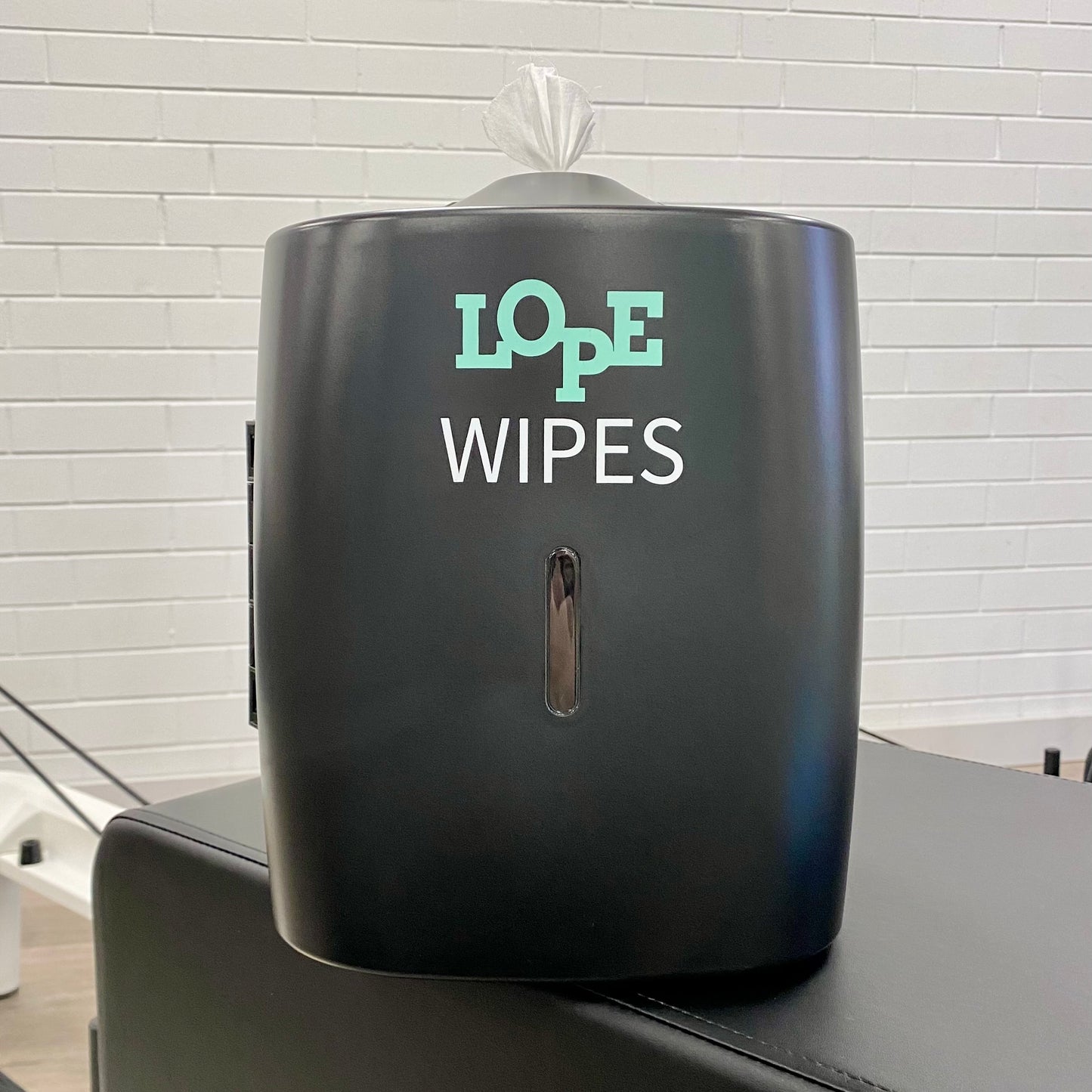 Equipment Wipes Wall Dispenser - Black