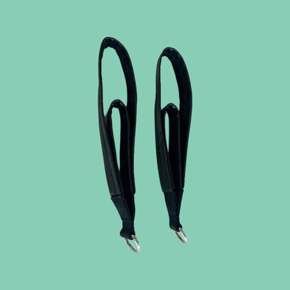 Double Loop Straps Vinyl (pair) D ring