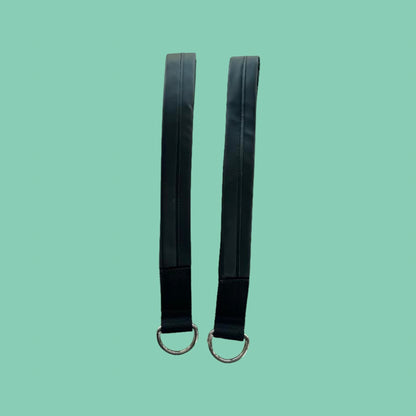 Double Loop Straps Vinyl (pair) D ring