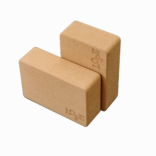 Cork Yoga Block -  Twin Pack