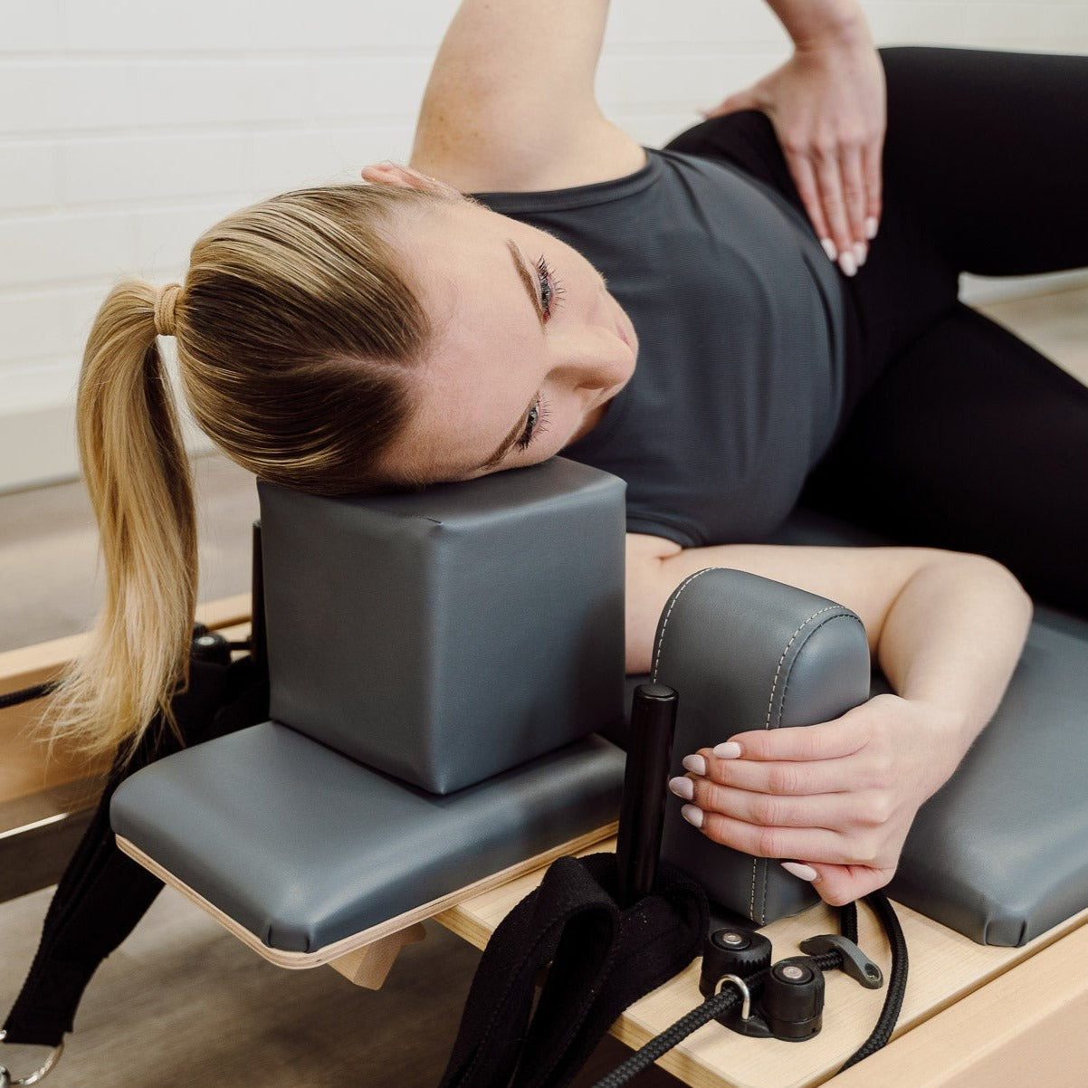 Reformer Head Cushion Square- Cream