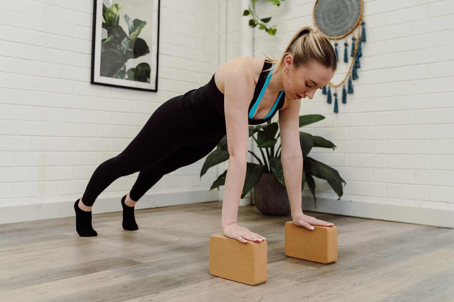 Cork Yoga Block -  Twin Pack