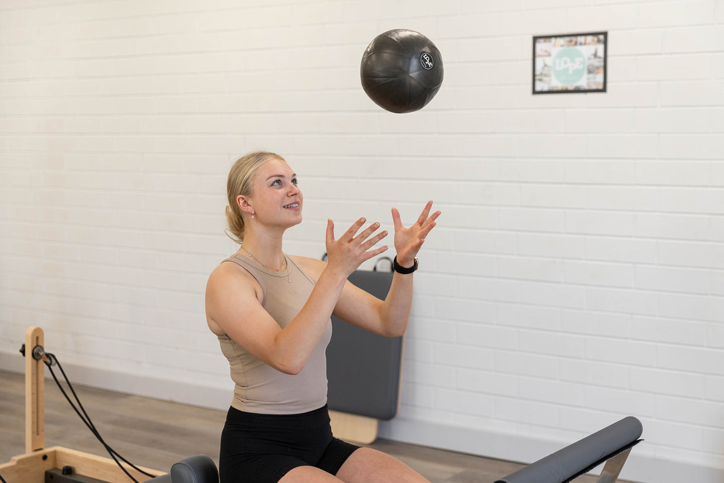 Yoga & Pilates Inflatable Ball - Charcoal